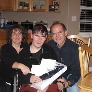Alex, Mom, and Dad