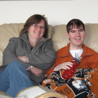 Alex with aunt Lois