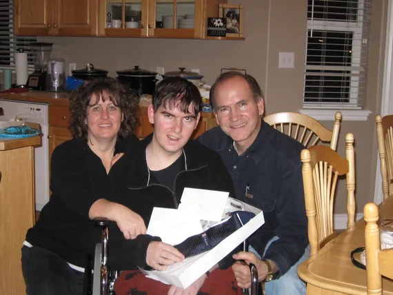 Alex, Mom, and Dad