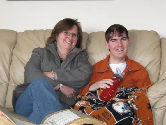 Alex with aunt Lois