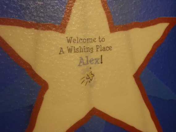 Make A Wish Welcome sign